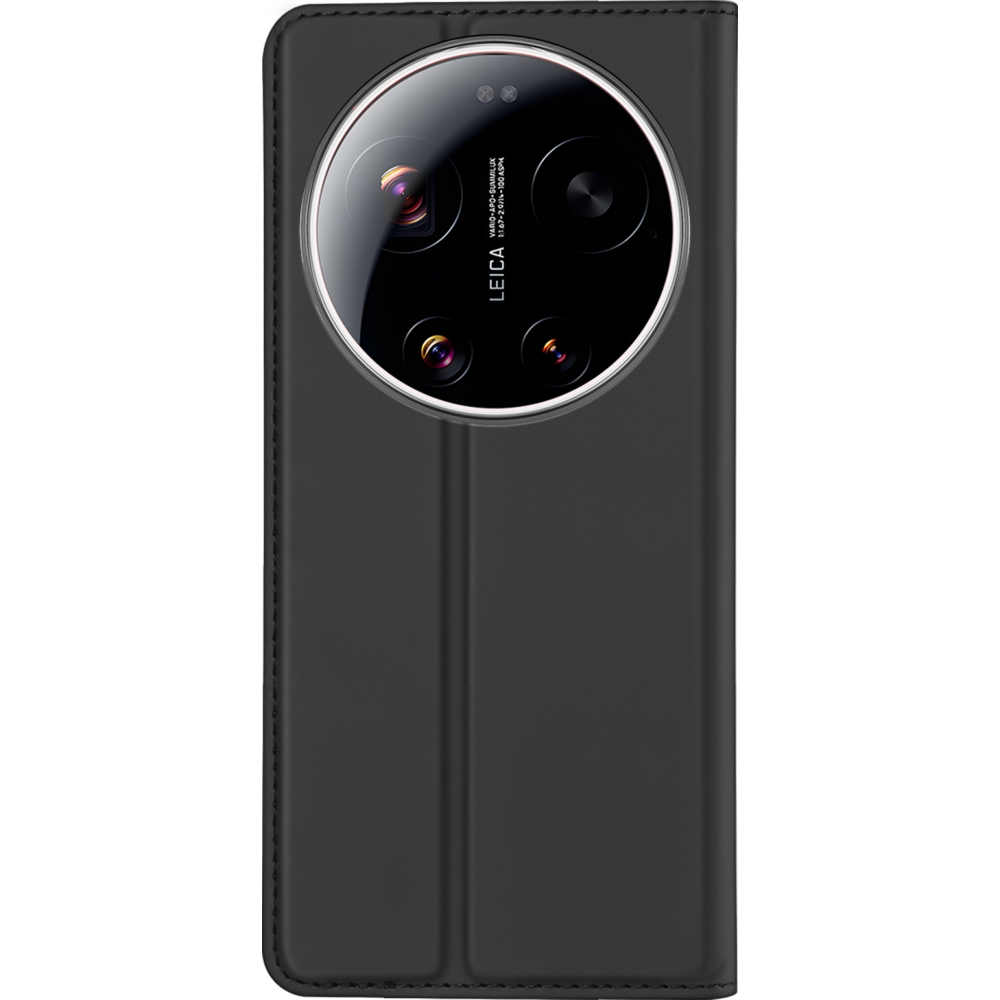 Etui z klapką, portfelowe, Dux Ducis Skin Pro do Xiaomi 17 Ultra, czarne